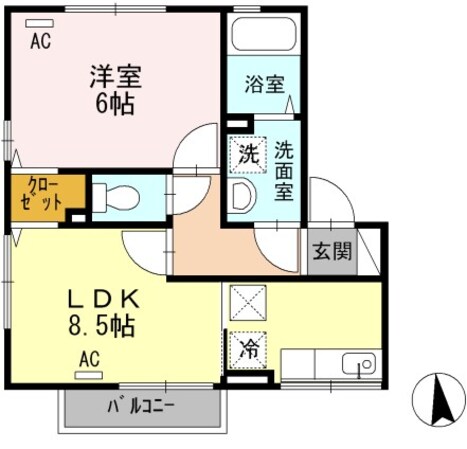 ガーデンヒルズ荒木の物件間取画像